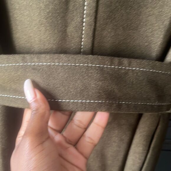 ASOS Khaki Green topcoat - Picture 3 of 8
